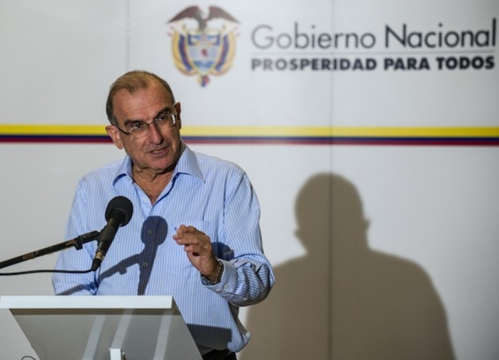 El jefe negociador del Gobierno de Colombia, Humberto de la Calle, en una imagen de archivo. (Yamil LAGE/AFP PHOTO)