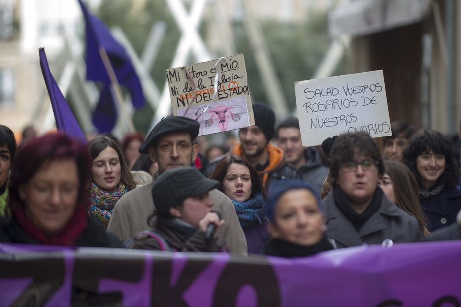 protesta gasteiz abortoa 20131221