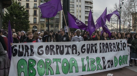Donostian Bulebarrean izan da eguerdian kontzentrazioa.