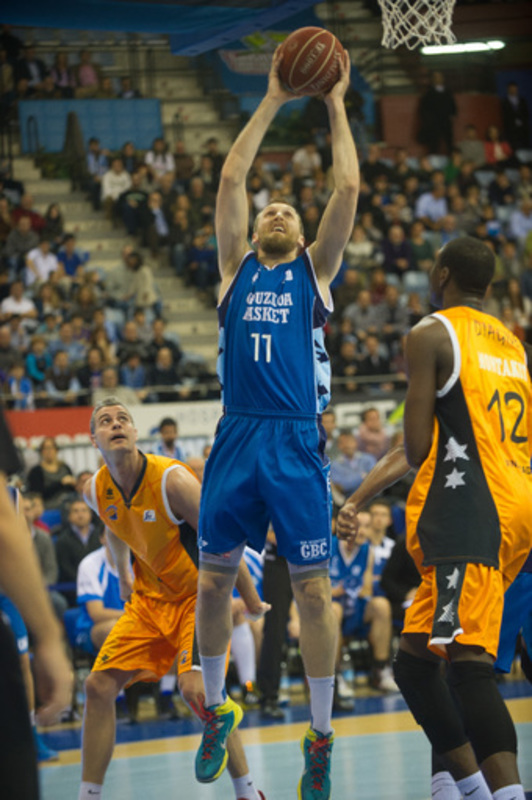 Encuentro entre Gipuzkoa Basket y Fuenlabrada, con victoria para los donostiarras. (Andoni CANELLADA/ARGAZKI PRESS)