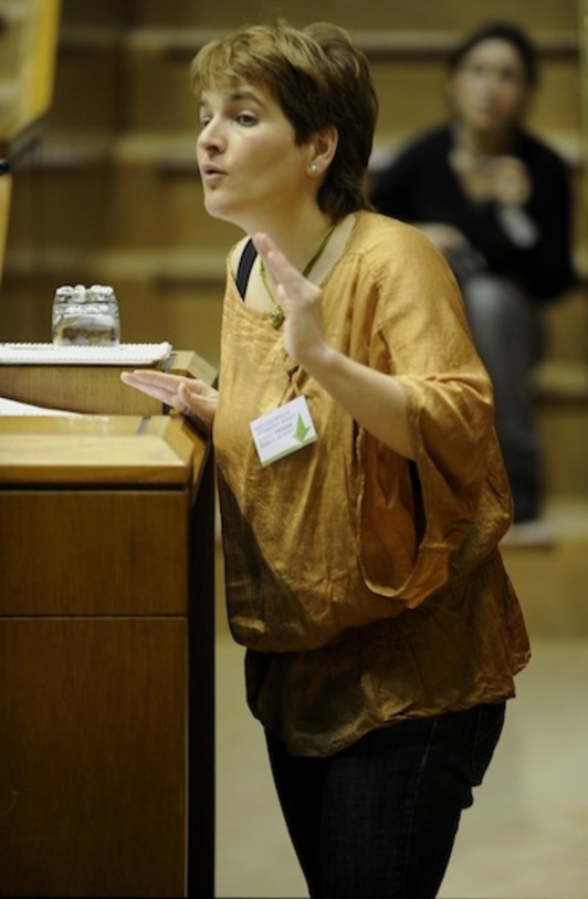 Rebeka Ubera, secretaria de organización de Aralar y parlamentaria de EH Bildu. (Juanan RUIZ/ARGAZKI PRESS)
