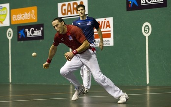 Irujo, partidaren une batean. (Raul BOGAJO/ARGAZKI PRESS)