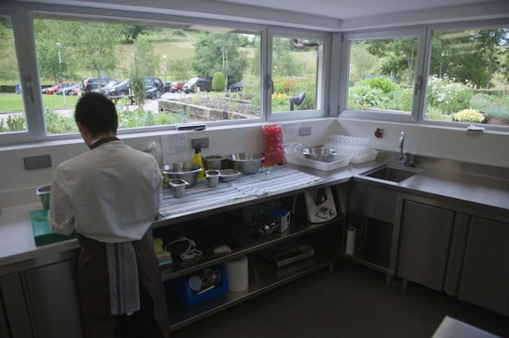 Interior del restaurante Mugaritz. (Gari GARAIALDE / ARGAZKI PRESS)