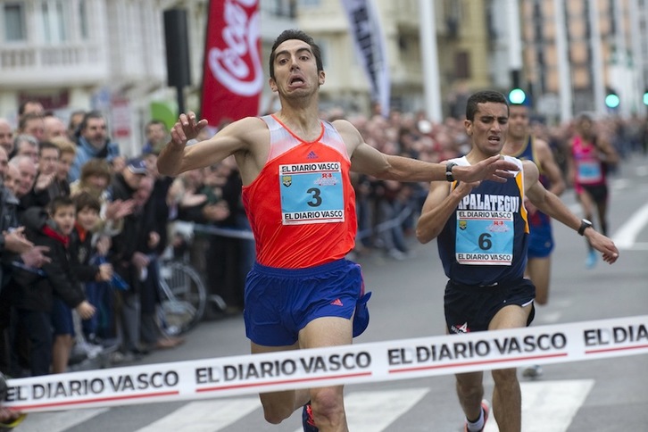 Arturo Casado ha ganado en categoría masculina. (Juan Carlos RUIZ/ARGAZKI PRESS)