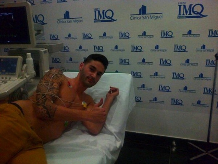 Lobato ha pasado esta tarde la revisión médica. (www.osasuna.es)