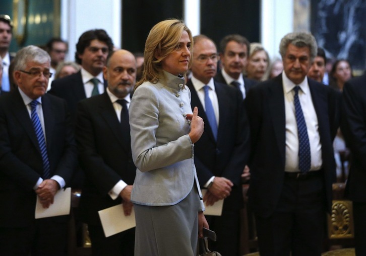 Cristina Borbón, en una image de junio pasado. (Juan Carlos HIDALGO/AFP) 