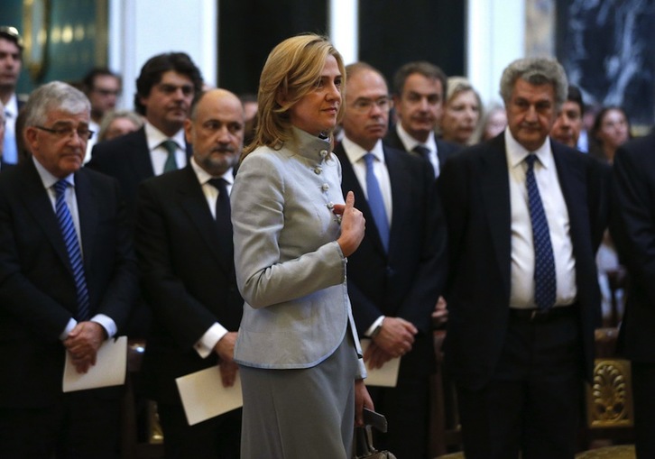 Cristina Borbón, en una image de junio pasado. (Juan Carlos HIDALGO/AFP)