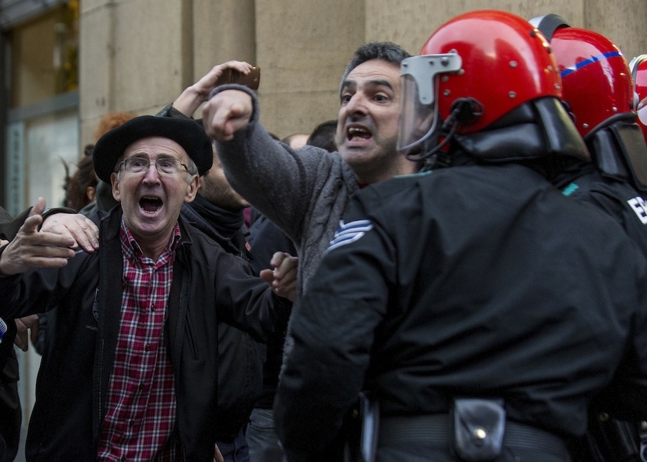 El histórico militante abertzale Tasio Erkizia también estuvo presente. (Monika DEL VALLE/ARGAZKI PRESS)