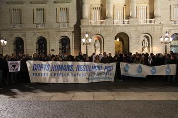 Concentración realizada en Barcelona. (Marc GARCIA)