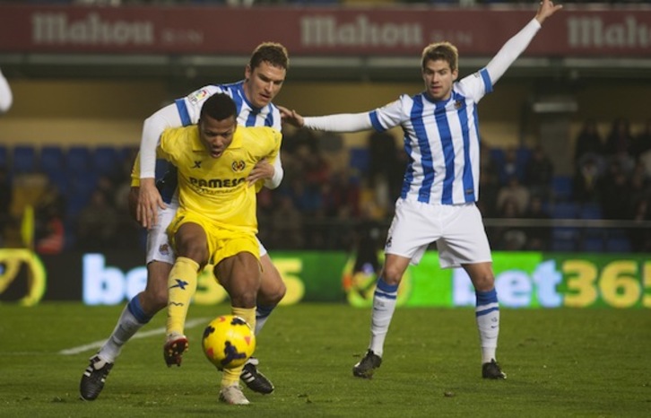 La Real ha sido arrollada por el Villarreal. (José JORDÁN/AFP PHOTO)