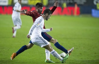 Pese a perder, Osasuna ha ofrecido una buena imagen en El Sadar. (Jagoba MANTEROLA/ARGAZKI PRESS)