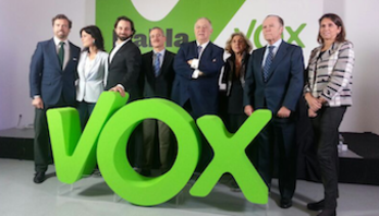 Los impulsores del nuevo partido Vox. (www.voxespana.es)