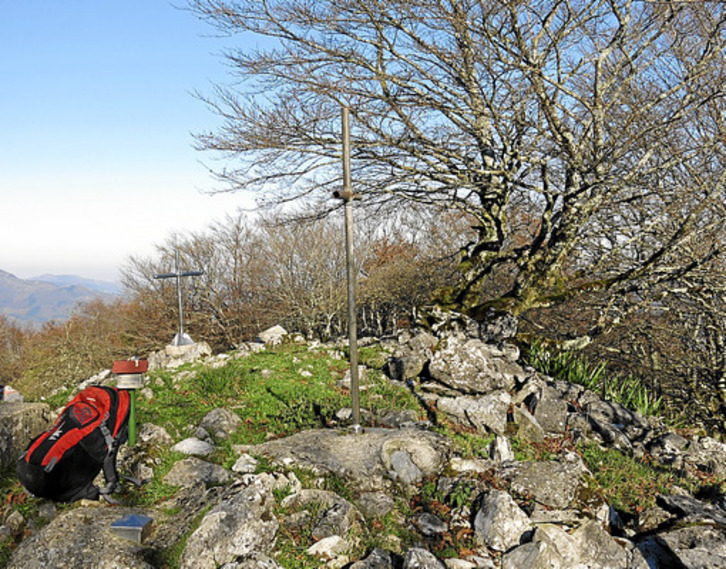 El camino entre Otsabio y Laparmendi regala panorámicas agradables.