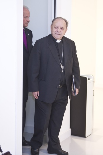 Juan María Uriarte, obispo emérito de Donostia. (Luis JAUREGIALTZO/ARGAZKI PRESS)