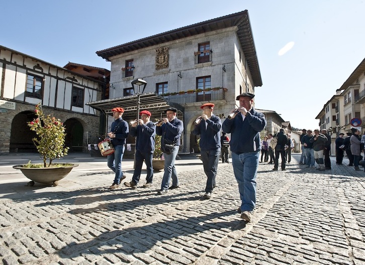 Imagen de archivo de Orozko, que desde hoy colocará la bandera española en el Ayuntamiento de forma impuesta. (Jon HERNAEZ/ARGAZKI PRESS)