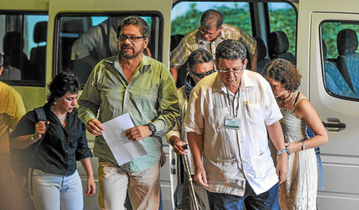 Las FARC y el Gobierno colombiano mantienen negociaciones en La Habana para dar salida al conflicto en el país. 