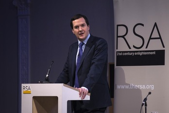 George Osborne, en una comparecencia el 4 de febrero. (Oli SCARFF/AFP) 
