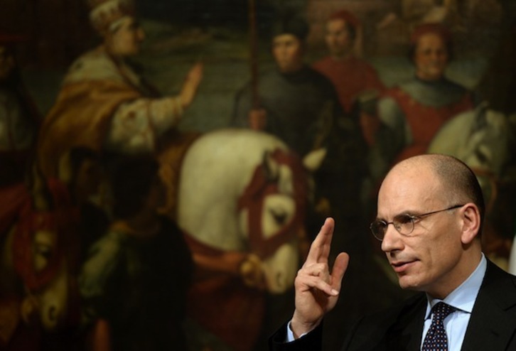 Enrico Letta, dirigente del Partido Democrático. (Filippo MONTEFORTE/AFP PHOTO)