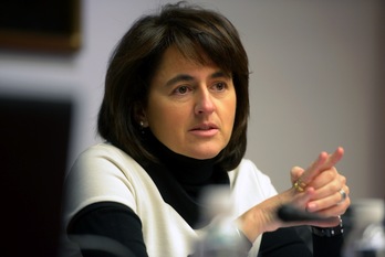 Marta Vera, durante su comparecencia en la comisión de Salud. (Iñigo URIZ/ARGAZKI PRESS)