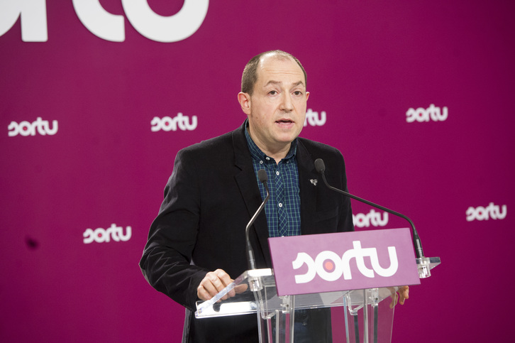 Pernando Barrena. (Gorka RUBIO / ARGAZKI PRESS)