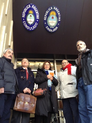 Varias personas han ofrecido su testimoni a la jueza Servini en el marco de la investigación que lleva adelante sobre los crímenes del franquismo. (Alberto PRADILLA)