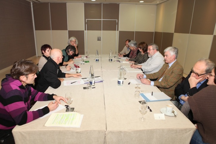 La reunión ha tenido lugar esta tarde en Donostia. (NAIZ.INFO)