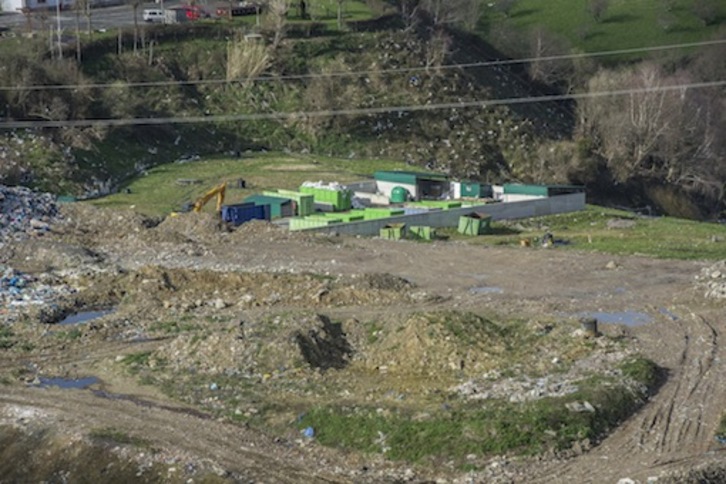 Vertedero de Urteta, en Zarautz, el primero que se prevé cerrar. (Gorka RUBIO / ARGAZKI PRESS)