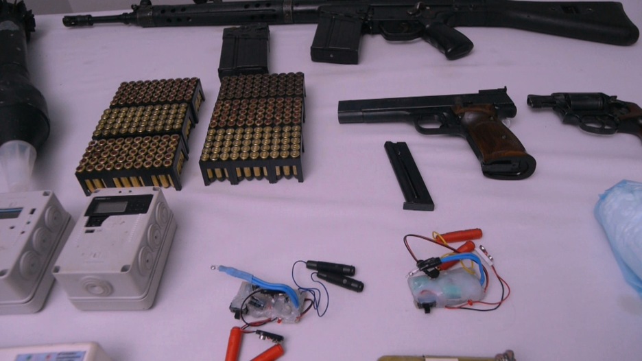 Detalle del arsenal.