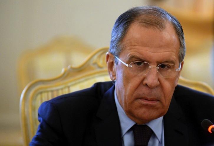 Sergei Lavrov, ministro ruso de Exteriores. (Vasily MAXIMOV / AFP PHOTO)