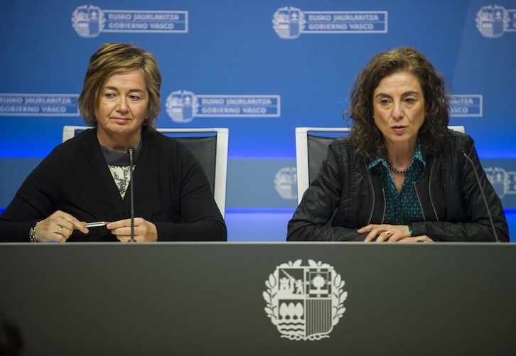 Uriarte ha presentado en Gasteiz el proyecto ‘Heziberri 2020’. (Juanan RUIZ/ARGAZKI PRESS)