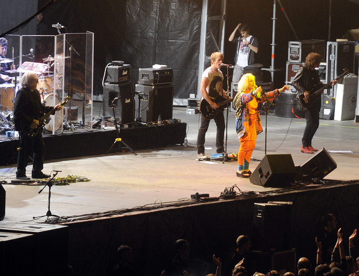 Blondie, en los escenarios del BBK Live, en 2011. (Monika DEL VALLE/ARGAZKI PRESS)