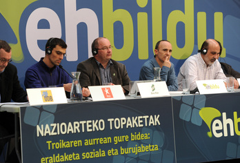 EH Bildu ha realizado unas jornadas internacionales con motivo del foro económico de Bilbo. (Marisol RAMIREZ / ARGAZKI PRESS)