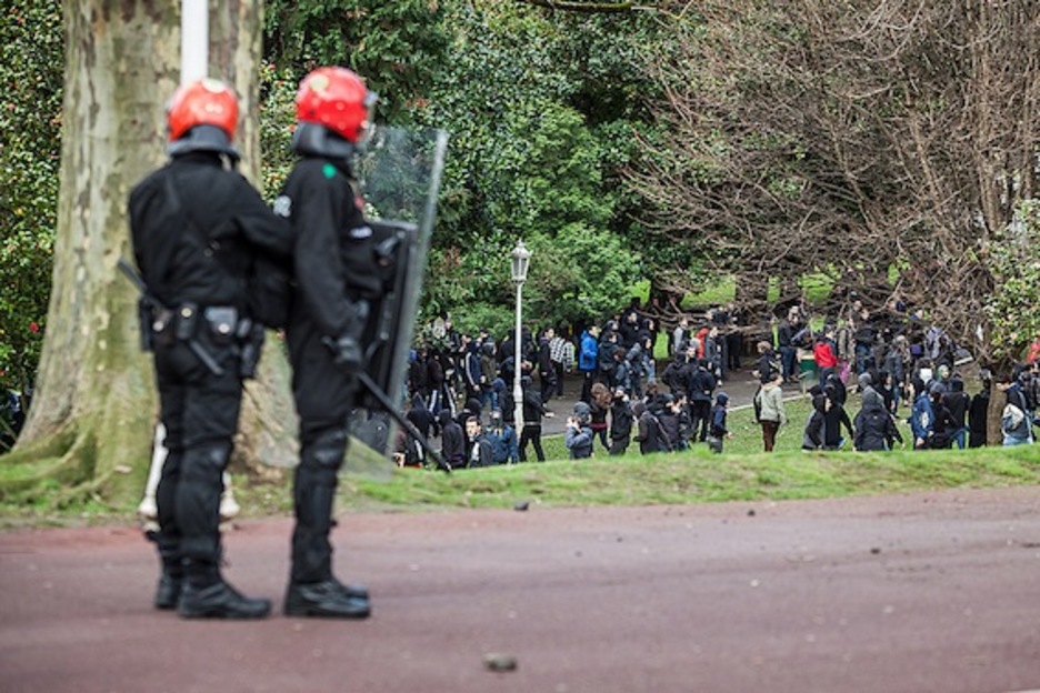Las inmediaciones de la Plaza Euskadi. (Aritz LOIOLA/ARGAZKI PRESS) Las inmediaciones de la Plaza Euskadi. (Aritz LOIOLA/ARGAZKI PRESS)