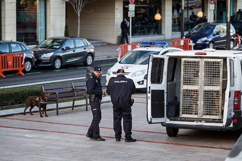 Unidad canina de la Policía española. (Aritz LOIOLA/ARGAZKI PRESS) Unidad canina de la Policía española. (Aritz LOIOLA/ARGAZKI PRESS)
