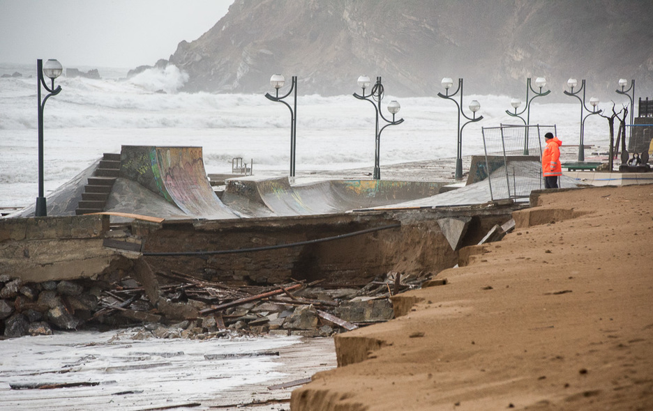 Zarautz (astearte goiza). (Gorka RUBIO / ARGAZKI PRESS)