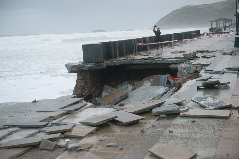 Zarautz (astearte goiza). (Gorka RUBIO / ARGAZKI PRESS)