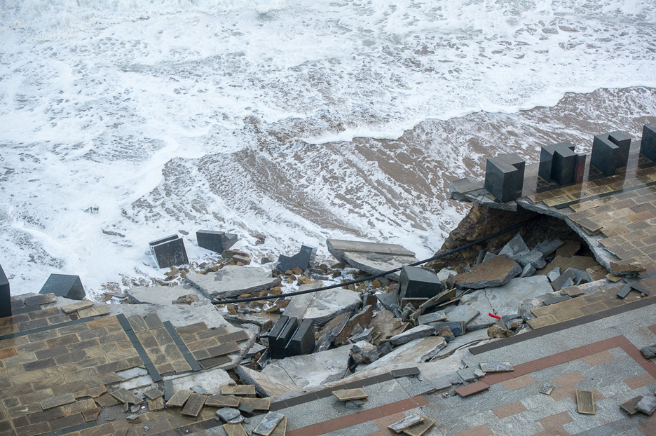 Zarautz (astearte goiza). (Gorka RUBIO / ARGAZKI PRESS)