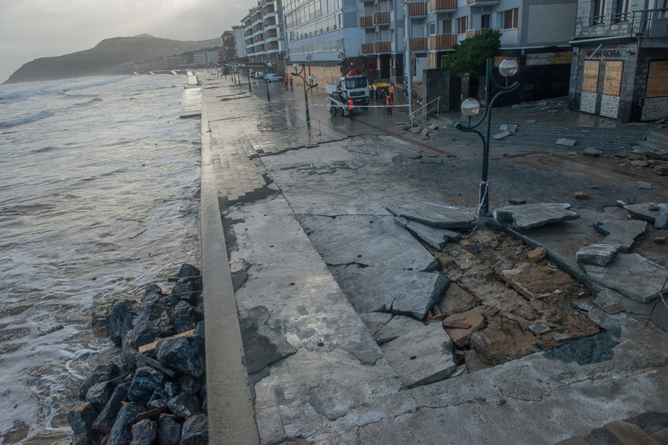 Zarautz (astearte goiza). (Gorka RUBIO / ARGAZKI PRESS)