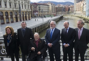 Iñaki Azkuna en febrero de este mismo año, durante una de sus últimas apariciones públicas. (Luis JAUREGIALTZO / ARGAZKI PRESS)