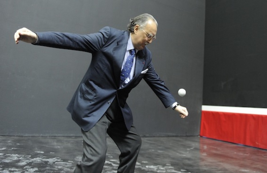 Inauguración del frontón Bizkaia, en Miribilla. (Monika DEL VALLE/ARGAZKI PRESS)