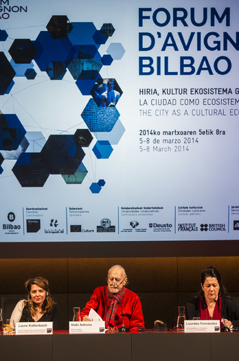 Una de las últimas apariciones públicas de Azkuna, a principios de marzo. (Luis JAUREGIALTZO / ARGAZKI PRESS)