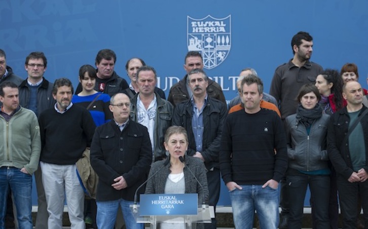 Usurbilgo alkate eta Udalbiltzako lehendakari Mertxe Aizpurua. (Jon URBE/ARGAZKI PRESS)