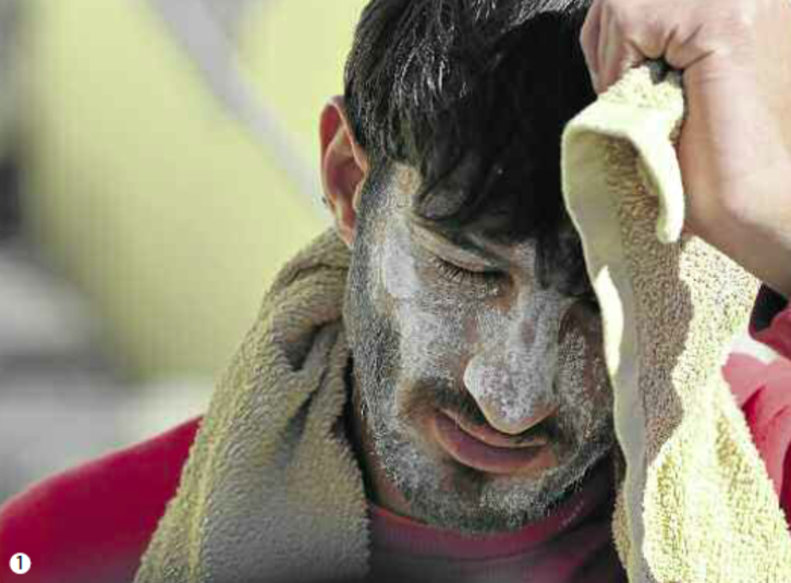 Sei begirada Palestinatik