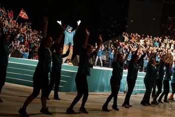 Gure Esku Dago dinamikaren ekitaldi jendetsua La Casillan. (ARGAZKI PRESS)