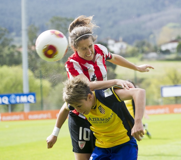 Con la victoria de hoy, las chicas del Athletic afianzan el segundo puesto en la tabla. (Marisol RAMIREZ/ARGAZKI PRESS)