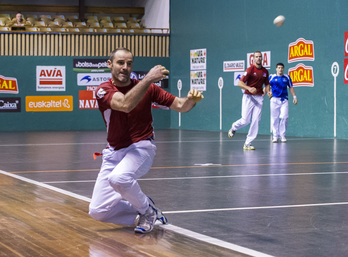 Xala ha salido victorioso en el primer partido de la liguilla. (Gorka RUBIO / ARGAZKI PRESS)