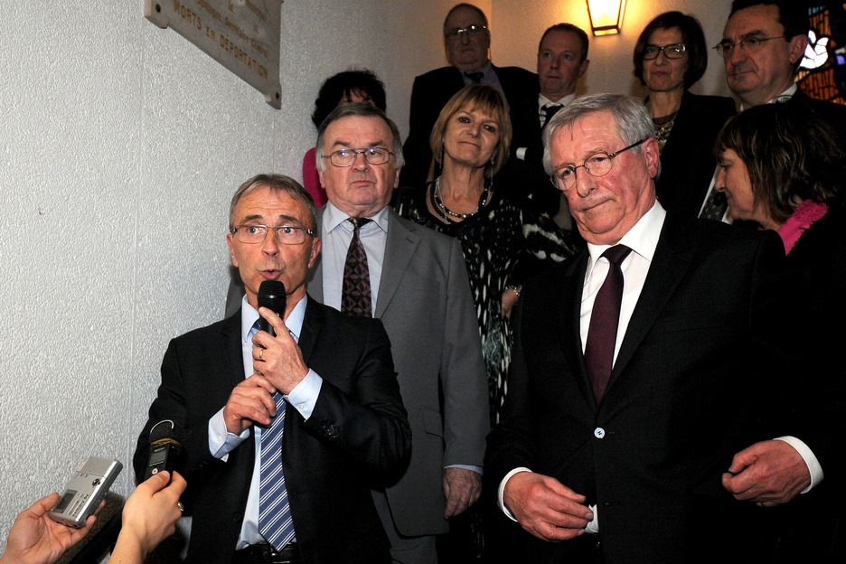 Jean-Baptiste Sallaberry eta Kotte Ecenarro Hendaian. (Julen PASCUAL) 