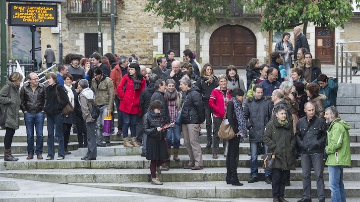 Larrabetzun iazko Literaturian hartutako irudia. (Luis JAUREGIALTZO/ARGAZKI PRESS)