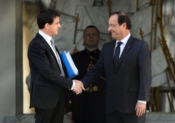 Valls ha mantenido un encuetro con Hollande esta mañana. (Eric FEFERBERG/AFP) 