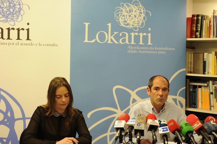 Lokarri ha hecho públicos sus planteamientos a través de una rueda de prensa. (ARGAZKI PRESS)